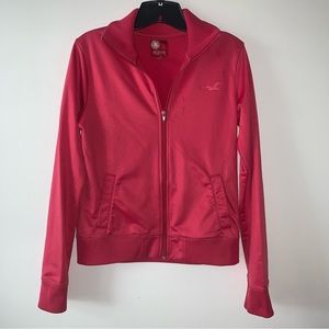 Hollister Magenta Track Jacket Size L